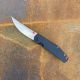 GiantMouse ACE Clyde Black Aluminum N690 Satin Blade Folding Knife